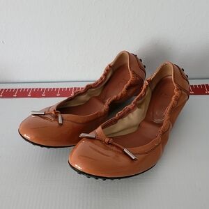 Tod's Ballerina Dee Lacetto Balet Flats 37